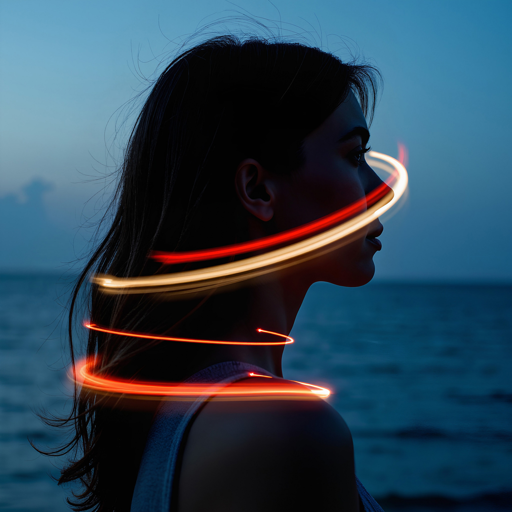 Mareen Fischinger is a synthographer from Germany who has been working as a commercial and corporate photographer since 2002. Her work extends beyond the limits of traditional photography, allowing her to visualize concepts that would be difficult to capture conventionally. She can incorporate real photo models into her AI-generated work to align with her photographic vision or her clients' needs. Her clients include those in the health sector, energy, lifestyle, and travel industries. Mareen works as sustainably as possible.